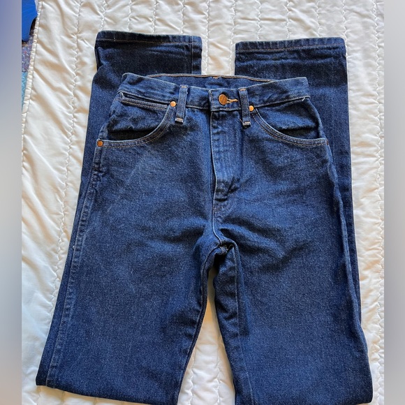 Wrangler cowboy cut slim fit jeans 3x34 - stonewash blue - Picture 4 of 8